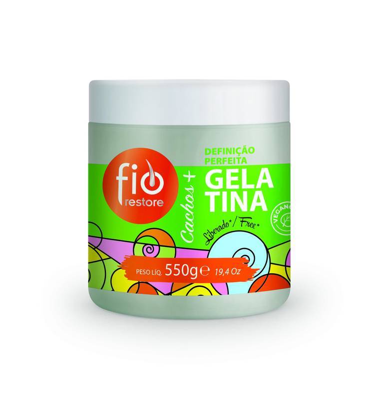Gelatina Fio Cachos + 550gr 1 Gelatina Fio Cachos + 550gr