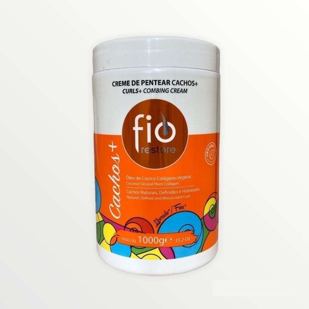 Creme De Pentear Fio Cachos + Oleo De Coco 1Kg 1 CREME DE PENTEAR FIO CACHOS + OLEO DE COCO 1KG
